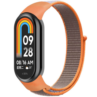 Ремінець Nylon New для Xiaomi Mi Band 8/9/10 Orange