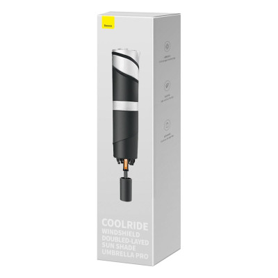 Сонцезахисна парасолька для автомобіля Baseus CoolRide Series (C20656101111-0) Cluster Black