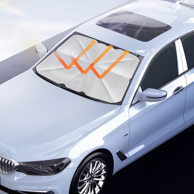 Сонцезахисна парасолька для автомобіля (1.40x0.80m) Black