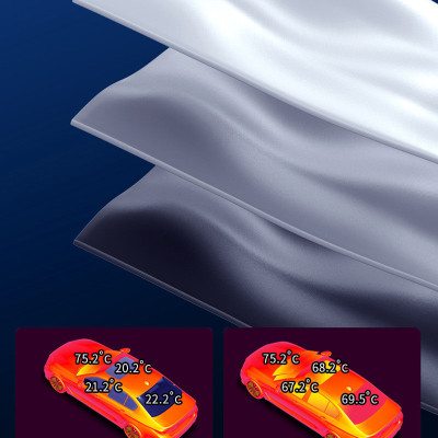 Сонцезахисна парасолька для автомобіля (1.40x0.80m) Black