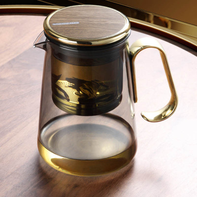 Чайник для заварювання TeaPot D-12 Lingxi Elegant 700ml Advanced gold Чайник для заварювання TeaPot D-12 Lingxi Elegant 700ml Advanced gold