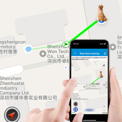 Трекер GPS для тварин V53 Pet Tracker SIM (4GLTE) 900mAh White