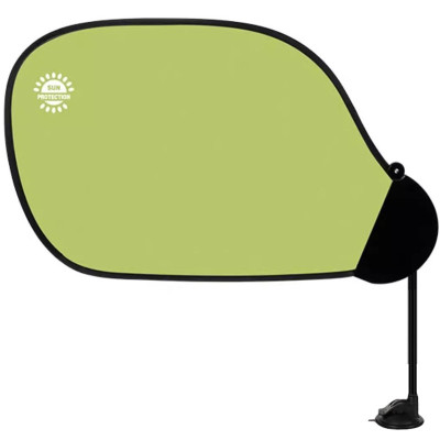 Сонцезахисний козирок для автомобіля (на присосці) (0.58x0.36m) Green