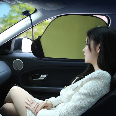 Сонцезахисний козирок для автомобіля (на присосці) (0.58x0.36m) Green