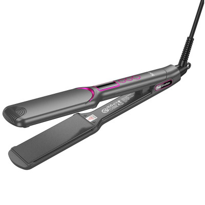 Випрямляч для волосся Hoco HP42 Wide board hair straightener with digital display Gray