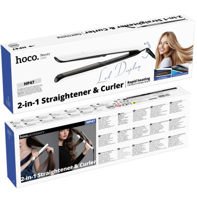 Випрямляч для волосся Hoco HP47 Explicit White