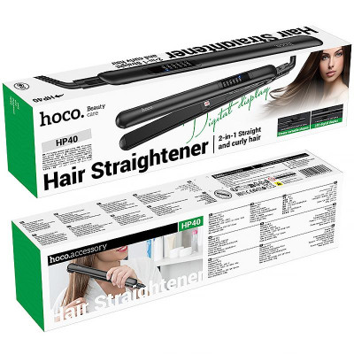 Випрямляч для волосся Hoco HP40 Hair damage protection Black Випрямляч для волосся Hoco HP40 Hair damage protection Black