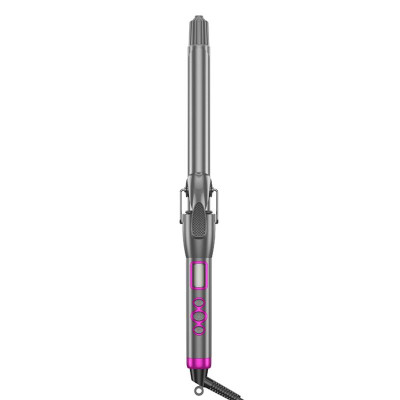 Плойка для волосся Hoco HP43 Electric manual curling iron with digital display Gray
