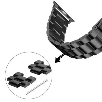Ремінець Steel Elegance для Apple Watch 38/40/41/42mm(ser.10) Black Ремінець Steel Elegance для Apple Watch 38/40/41/42mm(ser.10) Black