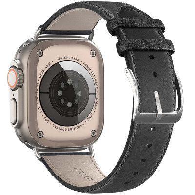 Ремінець Dux Ducis Leather Strap Classic для Apple Watch 38/40/41/42mm(ser.10) Black Ремінець Dux Ducis Leather Strap Classic для Apple Watch 38/40/41/42mm(ser.10) Black