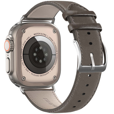Ремінець Dux Ducis Leather Strap Classic для Apple Watch 42(ser.1-3)/44/45/46/49mm Grey Ремінець Dux Ducis Leather Strap Classic для Apple Watch 42(ser.1-3)/44/45/46/49mm Grey