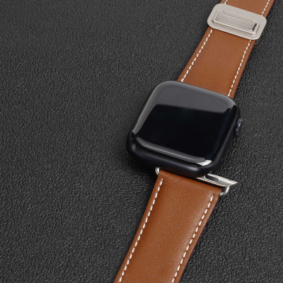 Ремінець Dux Ducis Genuine Leather для Apple Watch 38/40/41/42mm(ser.10) Brown Ремінець Dux Ducis Genuine Leather для Apple Watch 38/40/41/42mm(ser.10) Brown
