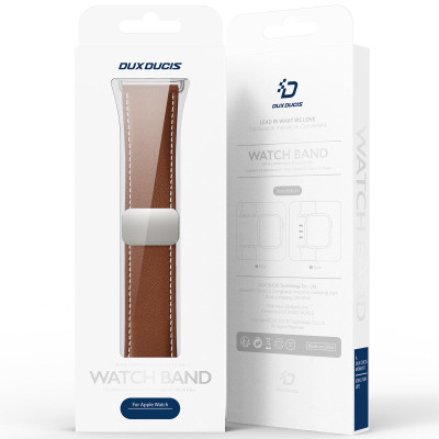 Ремінець Dux Ducis Genuine Leather для Apple Watch 38/40/41/42mm(ser.10) Brown Ремінець Dux Ducis Genuine Leather для Apple Watch 38/40/41/42mm(ser.10) Brown