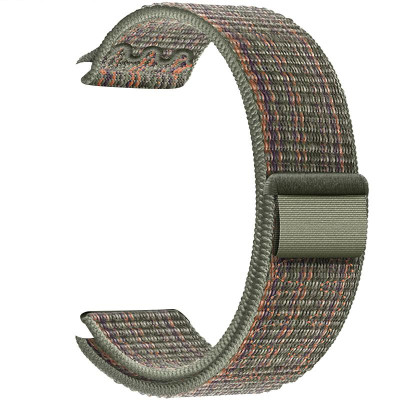 Ремінець Hoco WA25 Original series nylon strap для Apple watch 38/40/41mm Dark Green with Orange