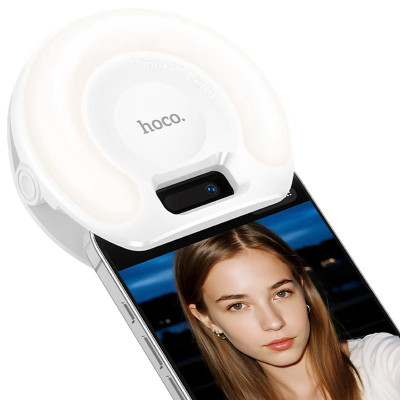 Портативна лампа для селфі Hoco K160 Olas 400 mAh White Портативна лампа для селфі Hoco K160 Olas 400 mAh White