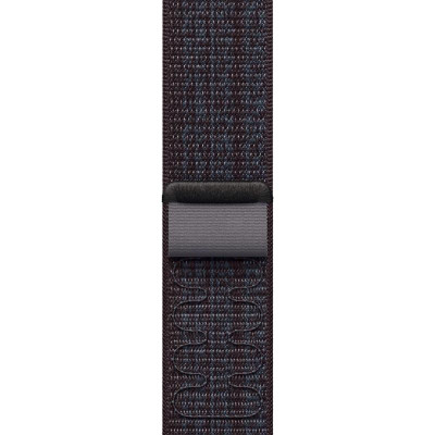 Ремінець Nylon Sport Loop для Apple Watch 38/40/41/42mm(ser.10) Black / Blue