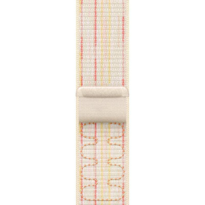Ремінець Nylon Sport Loop для Apple Watch 38/40/41/42mm(ser.10) Starlight / Pink