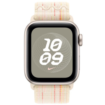 Ремінець Nylon Sport Loop для Apple Watch 42(ser.1-3)/44/45/46/49mm Starlight / Pink Ремінець Nylon Sport Loop для Apple Watch 42(ser.1-3)/44/45/46/49mm Starlight / Pink