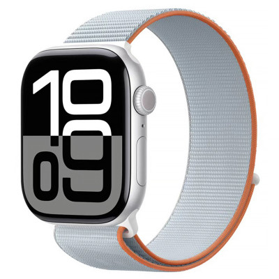 Ремінець BlueO Woven Nylon Sport для Apple Watch 38/40/41/42mm(ser.10) Grey
