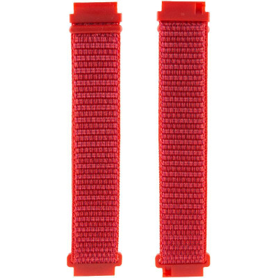 Ремінець Nylon для Smart Watch 20mm Червоний / Red