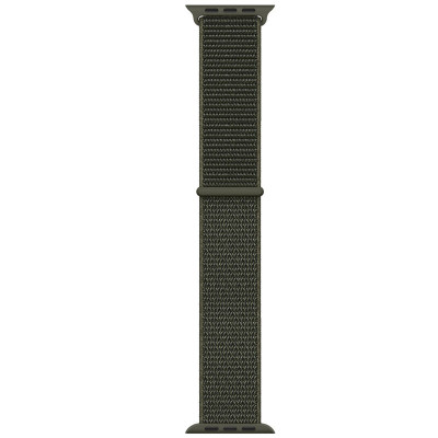 Ремінець Nylon для Apple Watch 38/40/41/42mm(ser.10) Зелений / Cargo Khaki