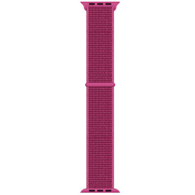 Ремінець Nylon для Apple Watch 38/40/41/42mm(ser.10) Малиновий / Dragon Fruit