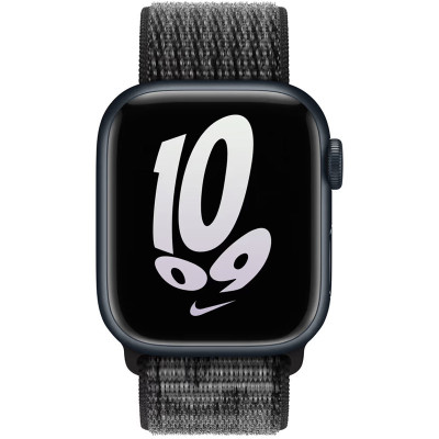 Ремінець Nylon для Apple Watch 42(ser.1-3)/44/45/46/49mm Black / Summit White Ремінець Nylon для Apple Watch 42(ser.1-3)/44/45/46/49mm Black / Summit White