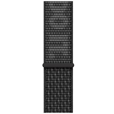 Ремінець Nylon для Apple Watch 42(ser.1-3)/44/45/46/49mm Black / Summit White Ремінець Nylon для Apple Watch 42(ser.1-3)/44/45/46/49mm Black / Summit White