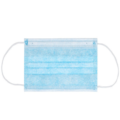 Маска хірургічна 3-шарова з фіксатором для носу (упаковка 50 шт.) Чорний