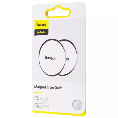 Пластина для магнітного тримача Baseus Magnet iron Suit (ACDR-A0) Magnetic Iron Пластина для магнітного тримача Baseus Magnet iron Suit (ACDR-A0) Magnetic Iron