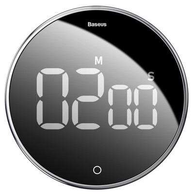 Годинник з таймером Baseus Heyo (магитное крепление) Чорний