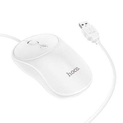 Миша дротова Hoco GM13 Esteem Білий