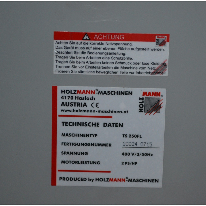 Циркулярна пила Holzmann TS 250FL