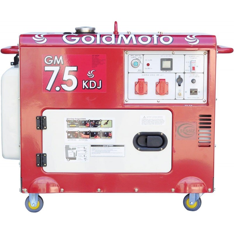 Дизельний  генератор GoldMoto GM7.5KDJ