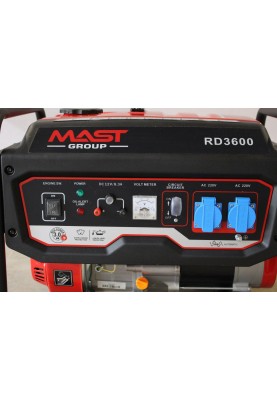 Бензиновий генератор  MAST GROUP RD3600