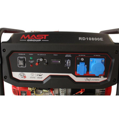 Бензиновий генератор MAST GROUP  RD10800E