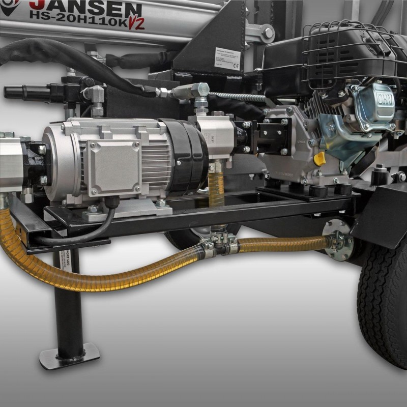 Дровокол комбінований бензин + електро Jansen HS-20H110K-V2