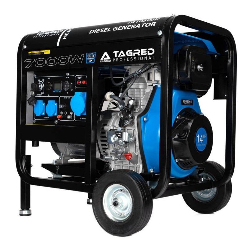 Дизельний генератор TAGRED TA10300D + газова плитка Orcamp CK-505 + 4 газових картриджа 400 мл