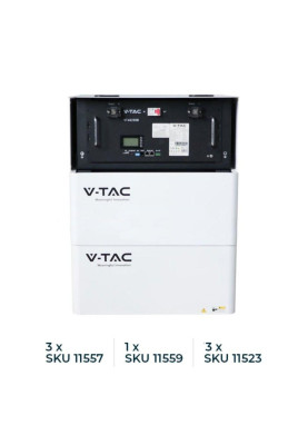 Акумуляторна батарея V-TAC 9.6kWh 48V 200Ah