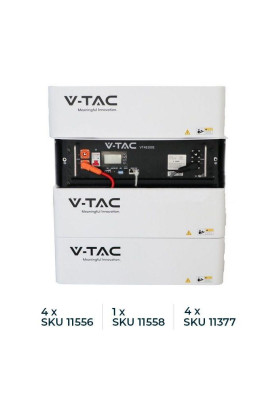 Акумуляторна батарея V-TAC 5,12kWh LiFePO4 100Ah