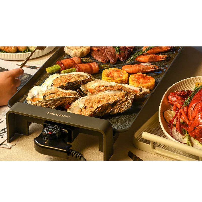Електрогриль Xiaomi Liven Multi-functional Electric Barbecue Grill Pan, Black (KL-J4726)