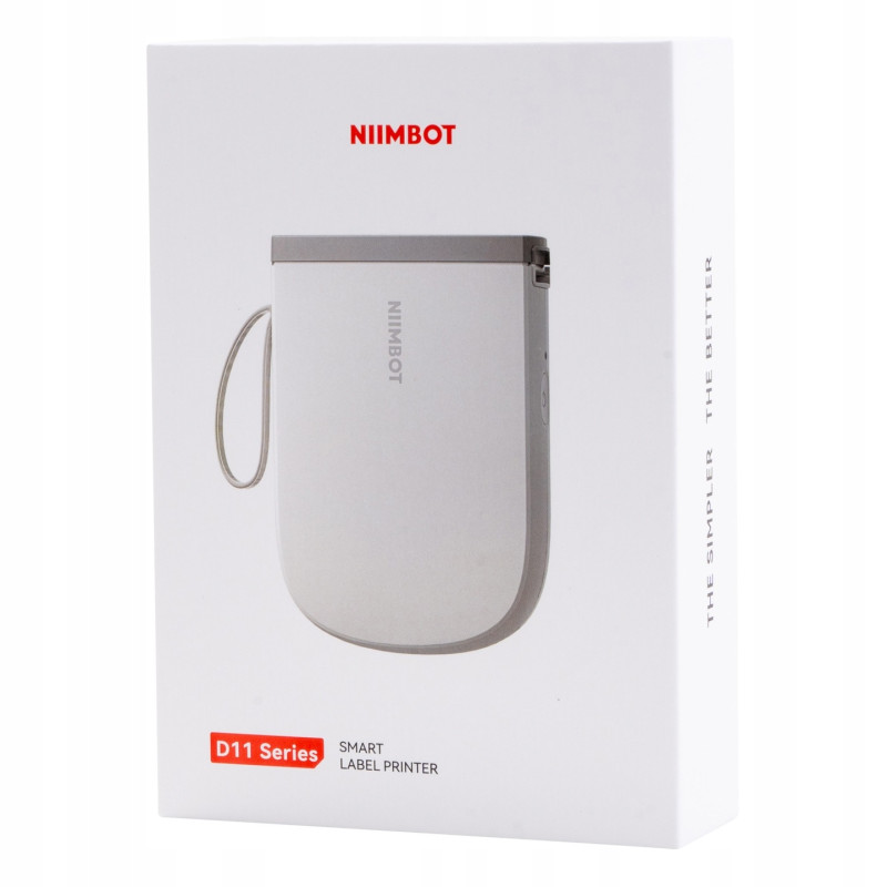 Термопринтер для друку наклейок NIIMBOT D11_H White (1AA57281601)