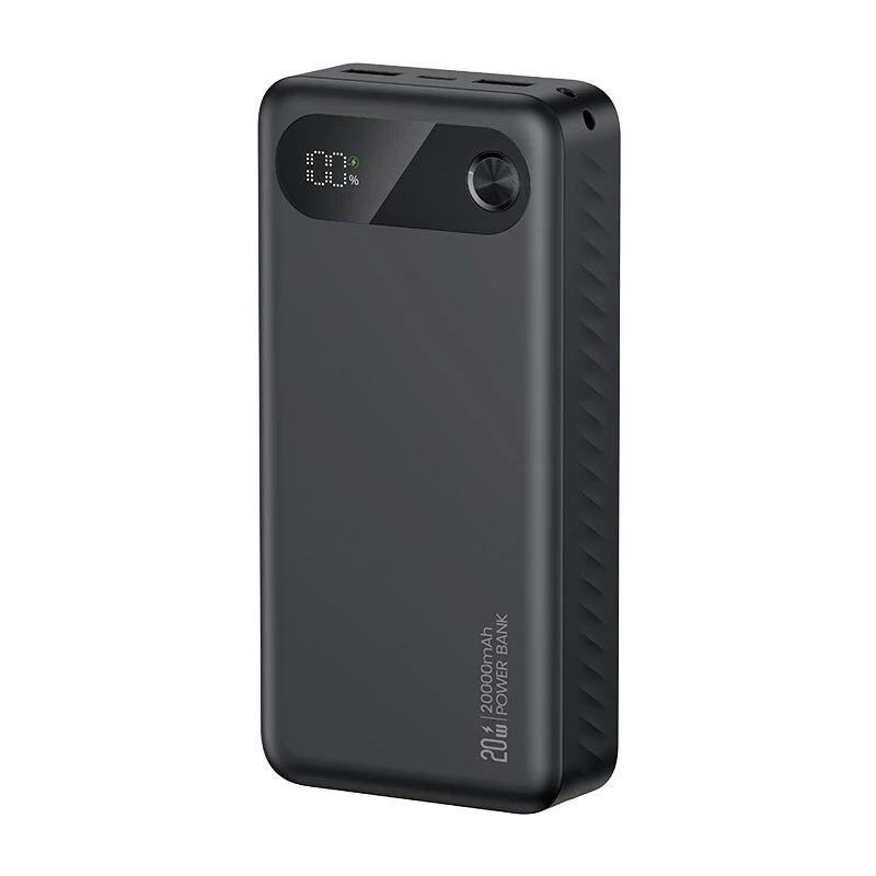 Зовнішній акумулятор Usams CD251 PB80 PD20W Digital Display Fast Charging 20000mAh Black (20KCD25101)