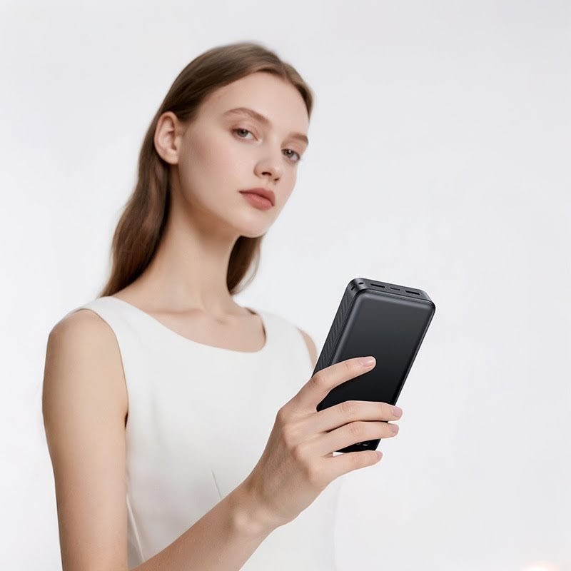 Зовнішній акумулятор Usams CD251 PB80 PD20W Digital Display Fast Charging 20000mAh Black (20KCD25101)