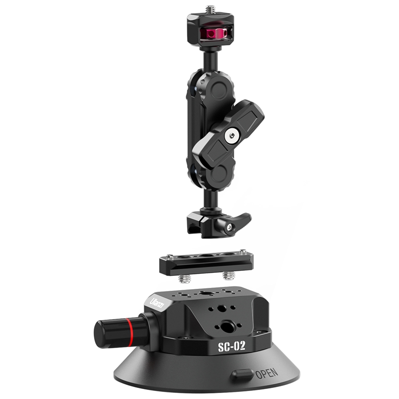 Присоска з швидкозмінним кріпленням Ulanzi SC-02 Extended Vacuum Suction Cup 4.5 inches (3090)