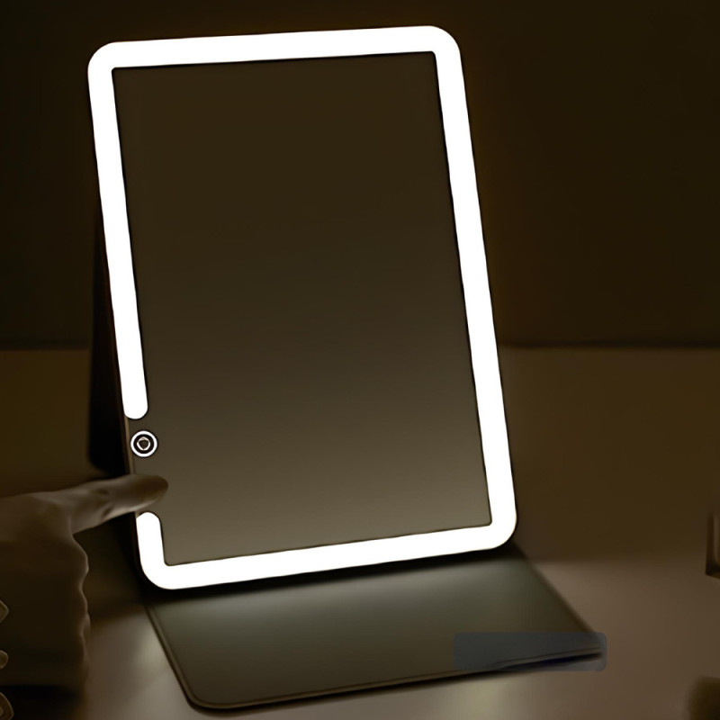 Дзеркало для макіяжу Xiaomi DOCO 11 " Daylight Portable Flat Mirror Pro Pink (324895)