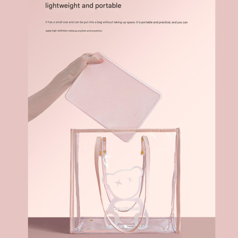 Дзеркало для макіяжу Xiaomi DOCO 11 " Daylight Portable Flat Mirror Pro Pink (324895)