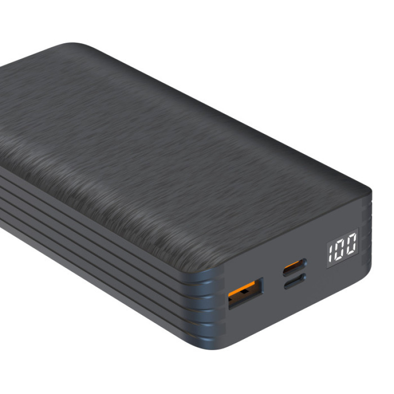 Зовнішній акумулятор XO PR144 20000mAh PD20W+QC 22.5W Black (6920680879304)