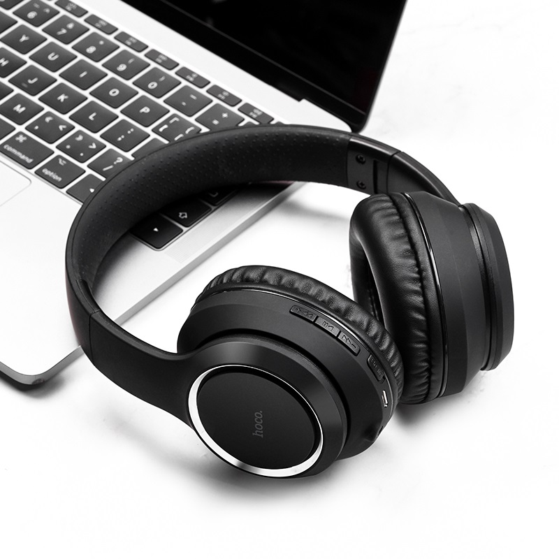 Бездротові накладні навушники HOCO W28 Journey wireless headphones Black (6931474723048)