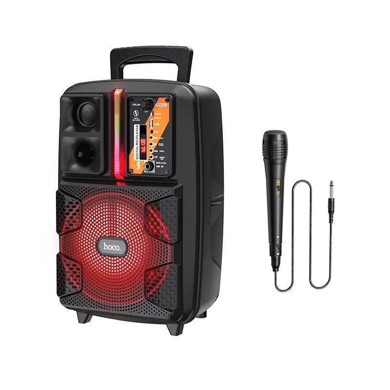 Портативна колонка HOCO BS37 Dancer outdoor wireless speaker Black (6931474727602)
